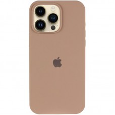 Чохол Silicone Case Full Protective (AA) для Apple iPhone 16 Pro Max (6.9") Бежевий / Desert Gold