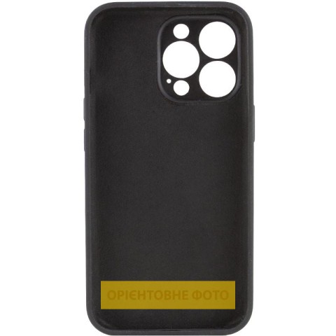 Чохол Silicone Case Full Camera Protective (AA) NO LOGO для Apple iPhone 17 Pro (6.3") Чорний / Black