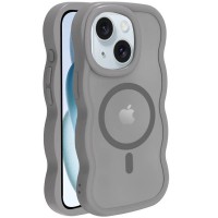 Чохол TPU+PC Undine with MagSafe для Apple iPhone 15 (6.1") Grey