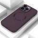 TPU чохол Bonbon Metal Style with MagSafe для Apple iPhone 12 Pro Max (6.7") Бордовий / Plum