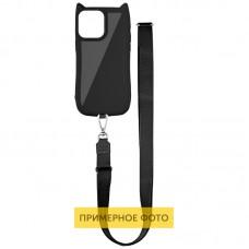 Чохол TPU GETMAN Cat with straps для Apple iPhone 16 (6.1") Black