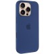 Чохол Silicone case (AAA) with Magsafe and Animation (button) для Apple iPhone 16 Pro Max (6.9") Denim