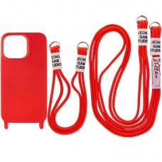Чохол TPU two straps California для Apple iPhone 13 (6.1") Червоний