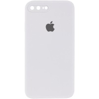 Чохол Silicone Case Square Full Camera Protective (AA) для Apple iPhone 7 plus/8 plus (5.5") Білий / White