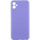 Чохол Silicone Cover Lakshmi Full Camera (AA) для Samsung Galaxy A05 Бузковий / Dasheen