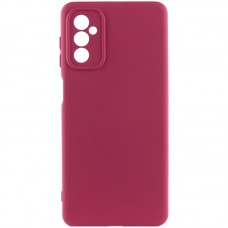 Чохол Silicone Cover Lakshmi Full Camera (A) для Samsung Galaxy A15 4G/5G Бордовий / Marsala