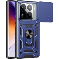 Чохол Ummi Camshield Serge Ring для Xiaomi 15 Pro Синій / Navy