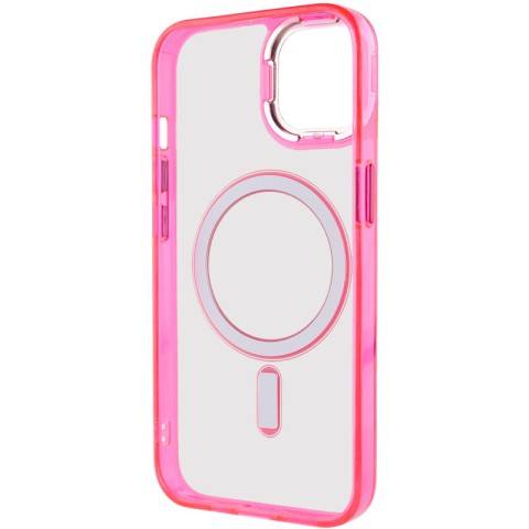 Чохол TPU Iris with MagSafe для Apple iPhone 12 Pro Max (6.7") Малиновий