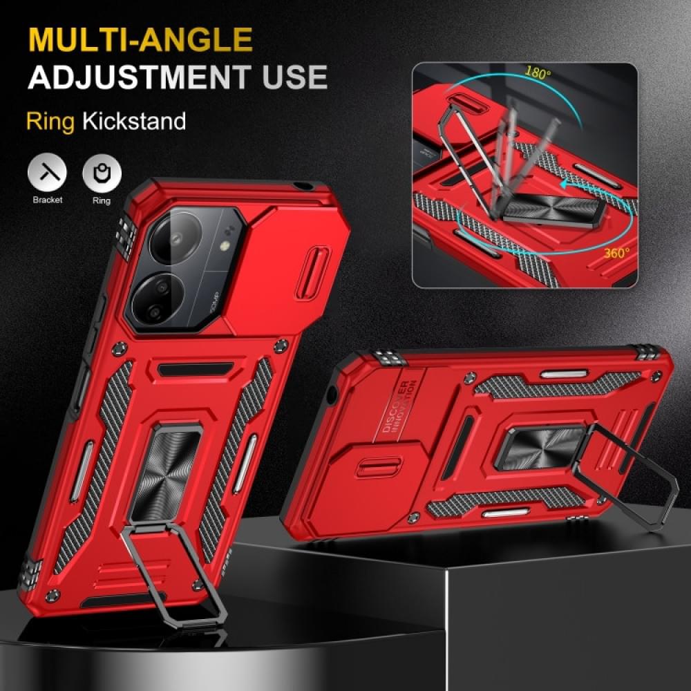 Ударопрочный чехол Camshield Army Ring для Xiaomi Redmi 13C / Poco C65