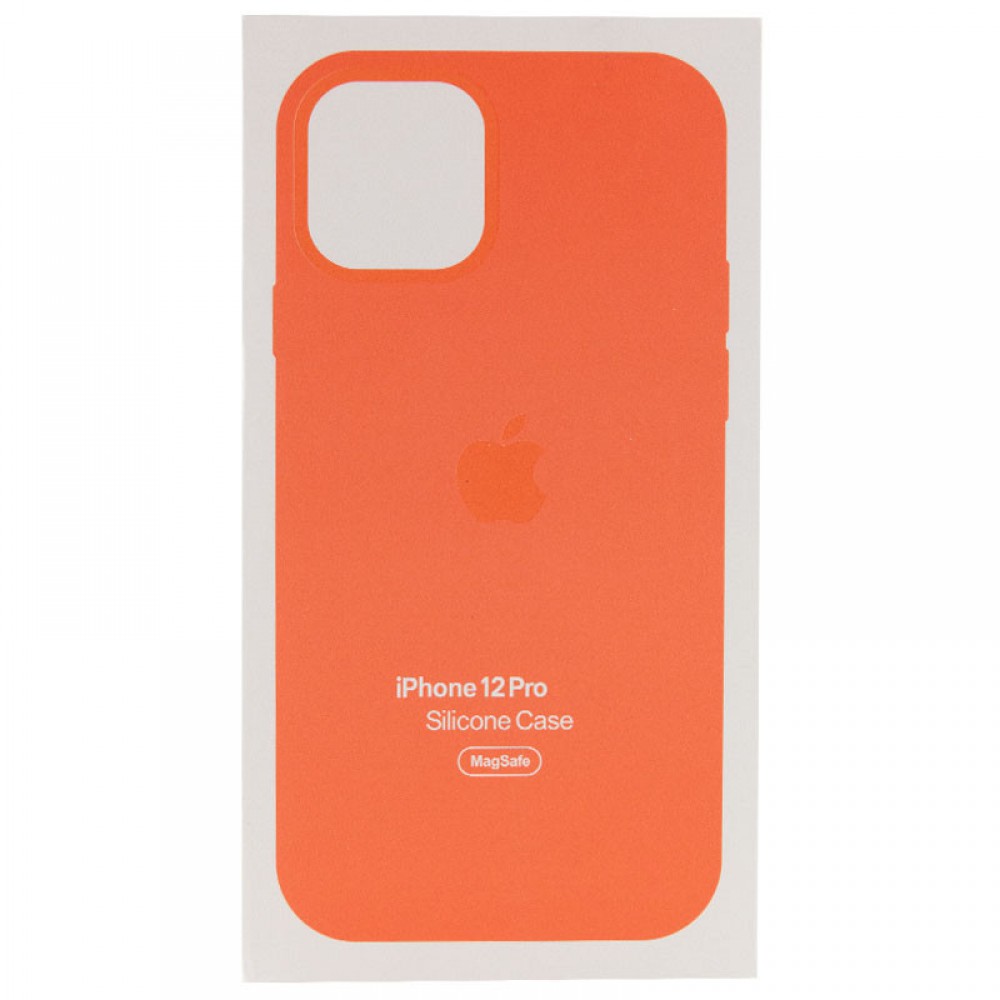 Чехол Silicone case (AAA) with Magsafe and Animation для Apple iPhone 12 Pro / 12 (6.1")