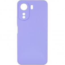Чохол TPU GETMAN Liquid Silk Full Camera для Xiaomi Redmi 13C / Poco C65 Бузковий / Dasheen
