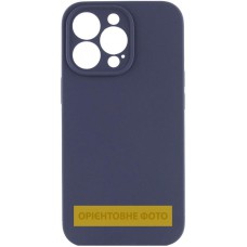 Чохол Silicone Case Full Camera Protective (AA) NO LOGO для Apple iPhone 17 Pro Max (6.9") Темно-синій / Midnight blue