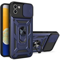 Чохол Ummi Camshield Serge Ring для Samsung Galaxy A03 Синій / Navy