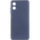 Чохол TPU GETMAN Liquid Silk Full Camera для Motorola Moto G04 / E14 Синій / Midnight Blue