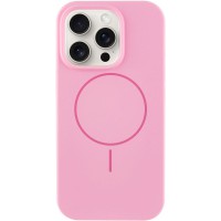 Чохол Silicone Case Full Protective (AA) NO LOGO with MagSafe для Apple iPhone 13 Pro Max (6.7") Рожевий / Light pink