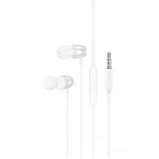 Навушники Borofone BM95 Excepcional universal with microphone (3.5mm/1.2m) Silver