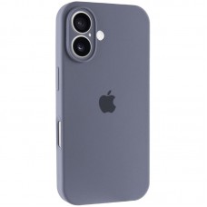 Чохол Silicone Case Full Camera Protective (AA) для Apple iPhone 16 (6.1") Сірий / Lavender Gray