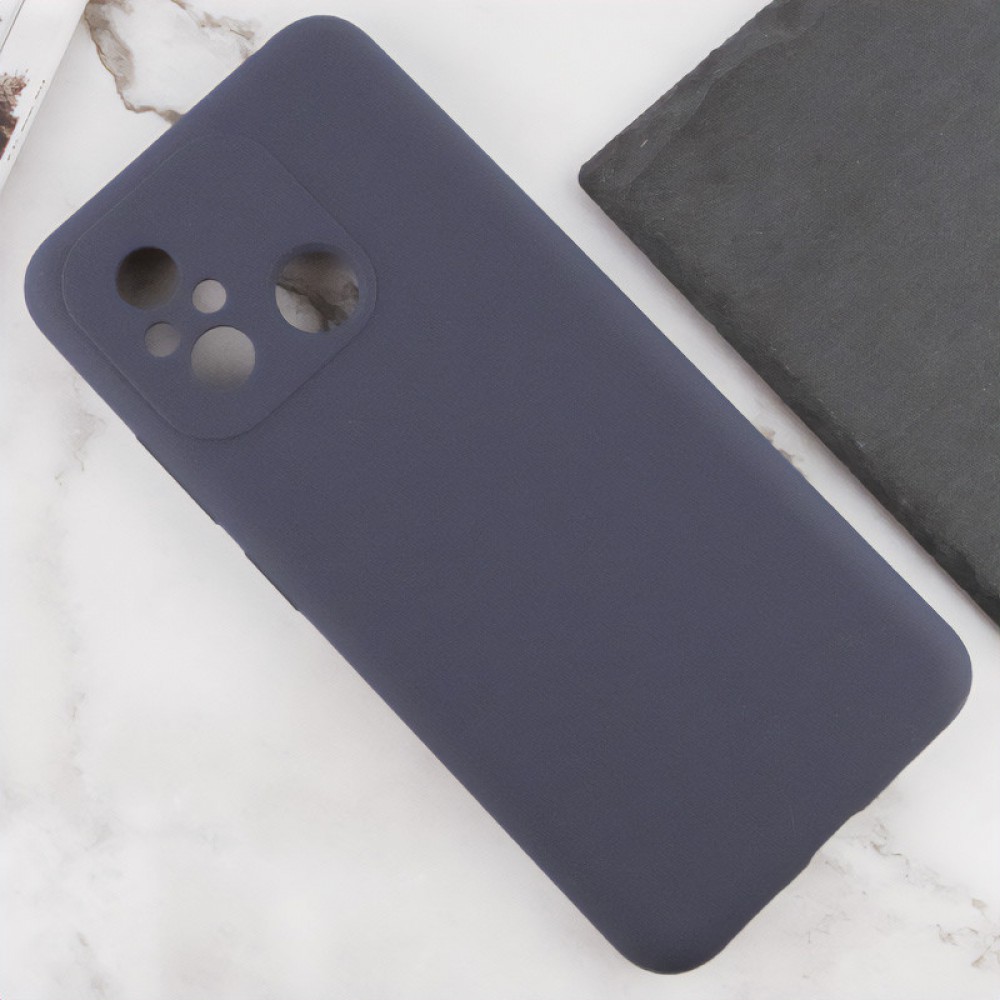 Чохол Silicone Cover Lakshmi Full Camera (AAA) для Xiaomi Redmi 12C Сірий / Dark Gray