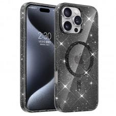 Чохол TPU Eclipse Sparkle (MagFit) для Apple iPhone 16 Pro (6.3") Black