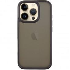 TPU+PC чохол Metal Buttons для Apple iPhone 16 Pro (6.3") Чорний