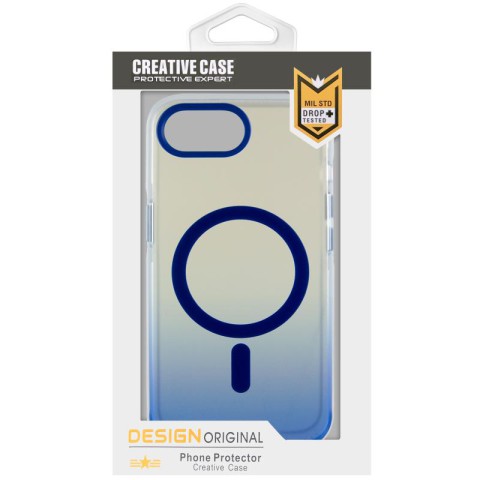 Чохол TPU+PC Phantom with MagSafe для Apple iPhone 16e (6.1") Blue