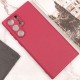 Чохол TPU GETMAN Liquid Silk Full Camera для Samsung Galaxy S24 Ultra Бордовий / Marsala