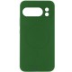 Чохол Silicone Cover Lakshmi Full Camera (AA) with MagFit для Google Pixel 9 Pro XL Зелений / Dark green