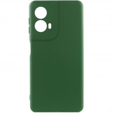 Чохол Silicone Cover Lakshmi Full Camera (AA) для Motorola Moto G85 Зелений / Dark green