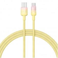 Дата кабель Baseus Discolor Series Fast Charging USB to Type-C 100W (1m) (P10374903) Custard Yellow