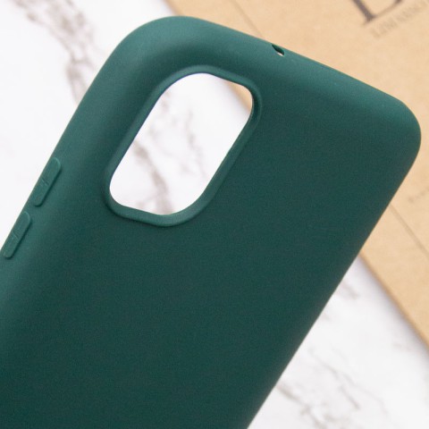 Силіконовий чохол Candy для Samsung Galaxy A04 Зелений / Forest green