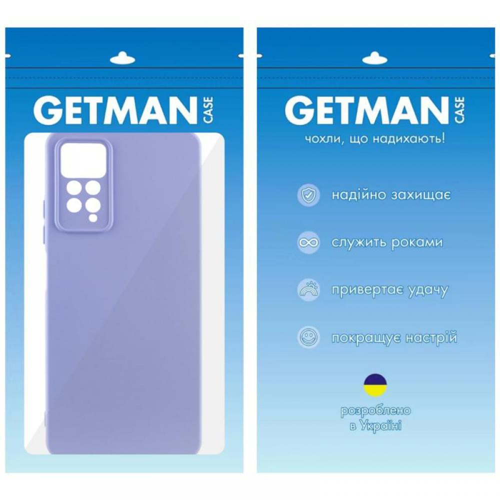 Чохол TPU GETMAN Liquid Silk Full Camera для Xiaomi Redmi Note 11 Pro 4G/5G / 12 Pro 4G Бузковий / Dasheen