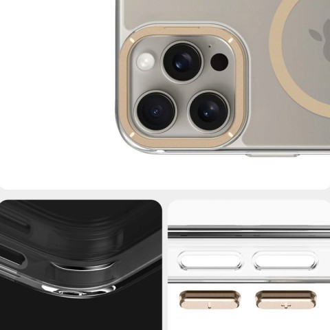 Чохол TPU Space Case Apex with MagSafe для Apple iPhone 16 Pro (6.3") Gold