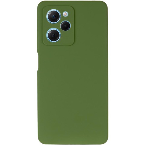 Чохол Silicone Cover Ummi Lakshmi Full Camera (AA) для Xiaomi Poco X5 Pro 5G Зелений / Dark green