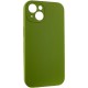 Чохол Silicone Case Full Camera Protective (AA) NO LOGO для Apple iPhone 13 (6.1") Зелений / Dark Olive
