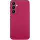 Чохол Silicone Cover Lakshmi Full Camera (A) для Samsung Galaxy A55 Бордовий / Marsala
