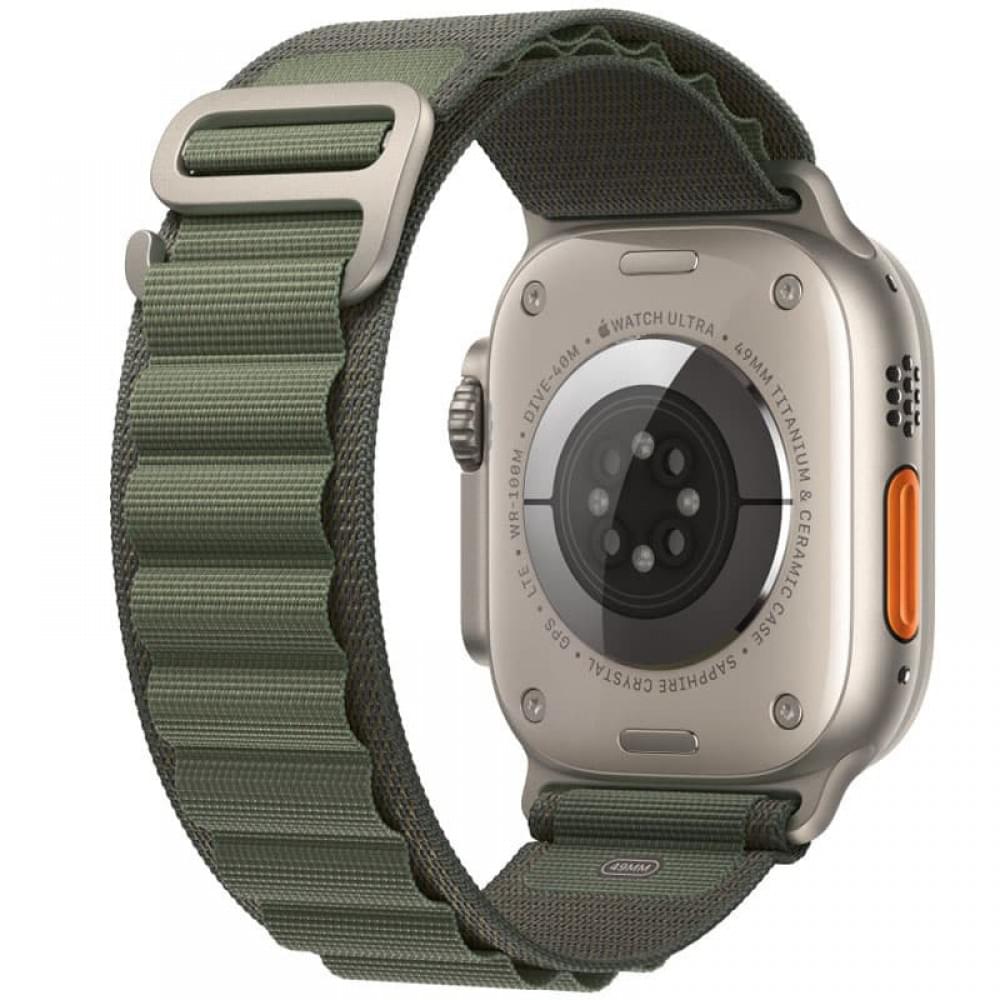 Ремінець Alpine Loop для Apple Watch 42(ser.1-3)/44/45/46/49mm (m/l) Зелений / Green