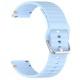 Силіконовий ремінець Wavy для Smart Watch 20mm Light Blue