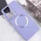 TPU чохол Bonbon Metal Style with MagSafe для Samsung Galaxy S24 Ultra Бузковий / Dasheen