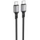 Дата кабель Borofone BX83 Famous PD60W Type-C to Type-C Black