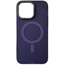 Чохол TPU+PC Lily with MagSafe для Apple iPhone 12 Pro Max (6.7") Dark Purple