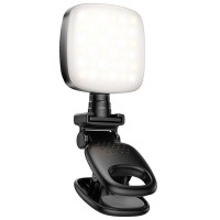 Портативна лампа для селфі Hoco K28 Square Selfie Light 200 mAh Black