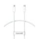 Дата кабель Baseus Superior 2 USB4 Full-Function Type-C to Type-C 240W (1.8m) (P10365200211-05) Moon White