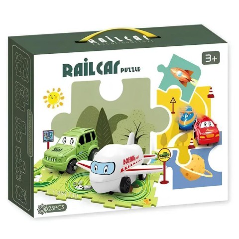 Розвиваюча іграшка-пазл SHT 1103B Forest Park (25pcs) Green