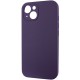 Чохол Silicone Case Full Camera Protective (AA) NO LOGO для Apple iPhone 13 (6.1") Фіолетовий / Elderberry
