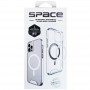 Чохол TPU Space Case with MagSafe для Apple iPhone 15 (6.1") Прозорий
