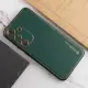 Шкіряний чохол Xshield для Samsung Galaxy S24 Зелений / Army Green