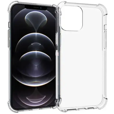 TPU чохол GETMAN Ease logo посилені кути для Apple iPhone 13 mini (5.4") Безбарвний (прозорий)