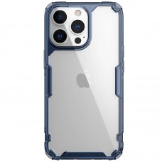TPU чохол Nillkin Nature Pro Series для Apple iPhone 15 Pro Max (6.7") Синій (прозорий)