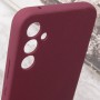 Чохол Silicone Cover Lakshmi Full Camera (AAA) для Samsung Galaxy A35 Бордовий / Plum