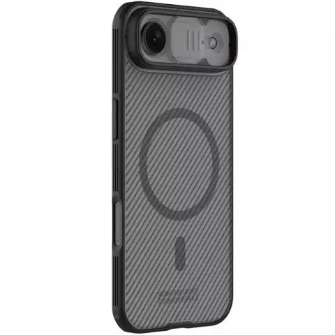 Карбонова накладка Nillkin CamShield Pro Magnetic для Apple iPhone 17 Air (6.5") Transparent black